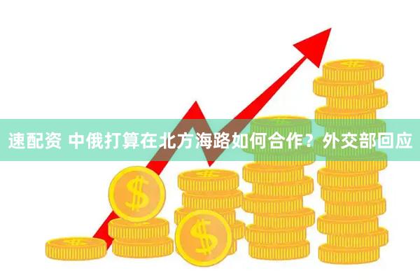 速配资 中俄打算在北方海路如何合作？外交部回应